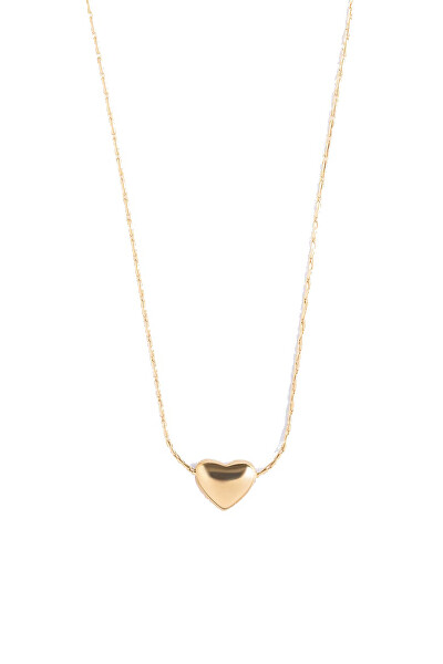 Emily Westwood Emily Westwood Colier placat cu aur cu inimă Kayleigh EWN250269G