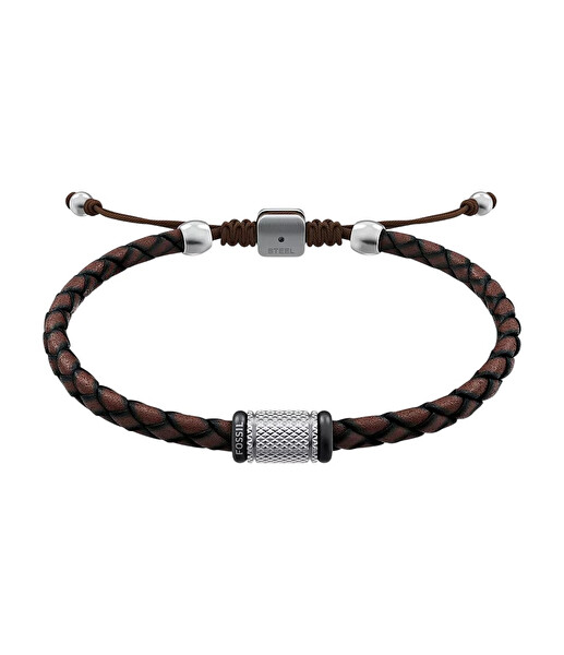 Fossil Fossil Brățară elegantă din piele pentru bărbați Machine JF05009998
