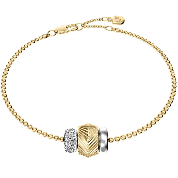 Fossil Fossil Brățară elegantă placată cu aur, cu cristale Harlow JF04995998