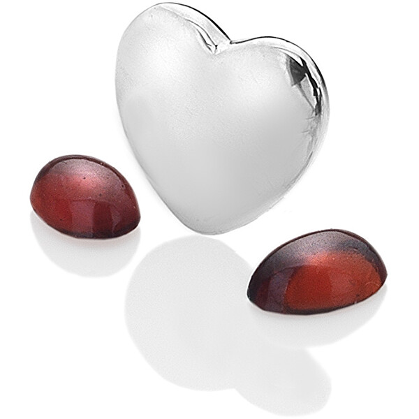 Hot Diamonds Element srdce s granáty Anais Leden EX120