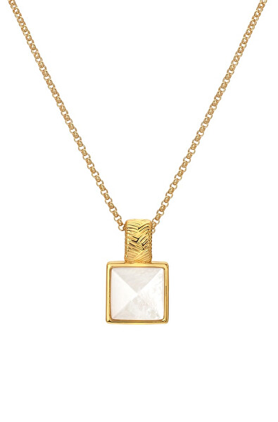 Hot Diamonds Hot Diamonds Colier unic cu diamant și sidef Jac Jossa Soul DP896 (lanț, pandantiv)