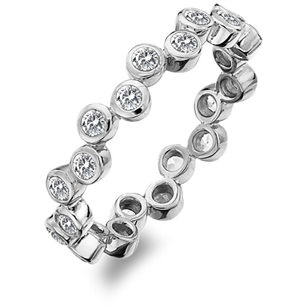 Hot Diamonds Luxusní stříbrný prsten s topazy Willow DR208 57 mm