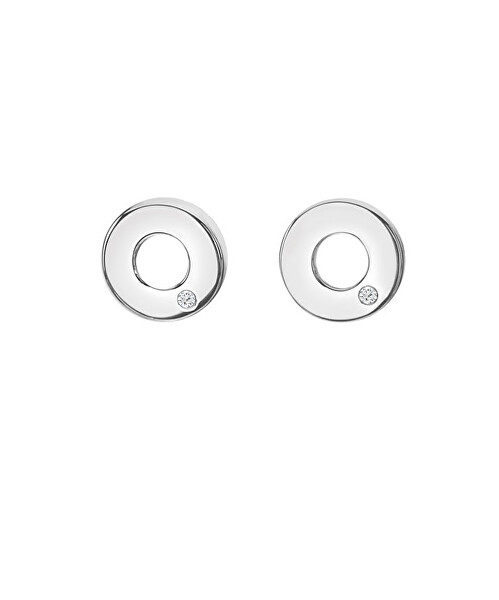 Hot Diamonds Hot Diamonds Cercei minimalisti din argint cu diamante Diamond Amulets DE709