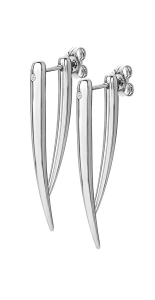 Hot Diamonds Hot Diamonds Cercei originali din argint cu diamante Reflect DE715