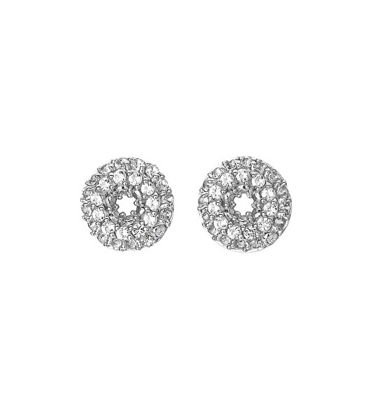 Hot Diamonds Hot Diamonds Trblietavé strieborné náušnice s diamantmi a topásami Forever DE724
