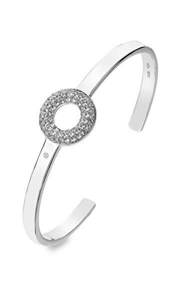 Hot Diamonds Hot Diamonds Brățară strălucitoare din argint cu diamant și topazuri Forever DC176