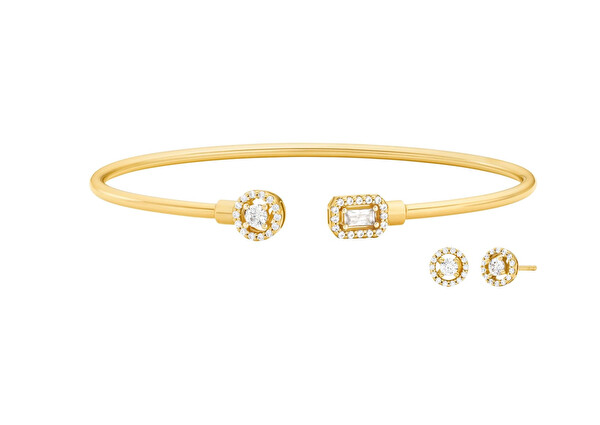 Michael Kors Michael Kors Set de bijuterii placat cu aur MKC1852SET – include brățară și cercei