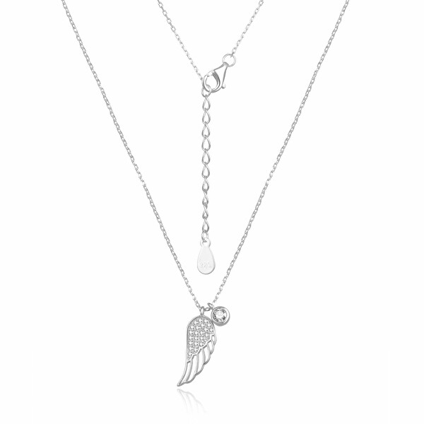 MOISS Módní stříbrný náhrdelník Andělské křídlo N0000507
