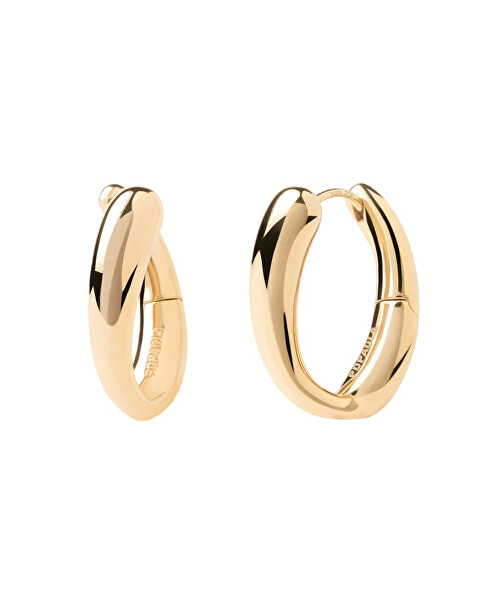 PDPAOLA Moderné pozlátené náušnice Helix Hoops ARB1-E15-U