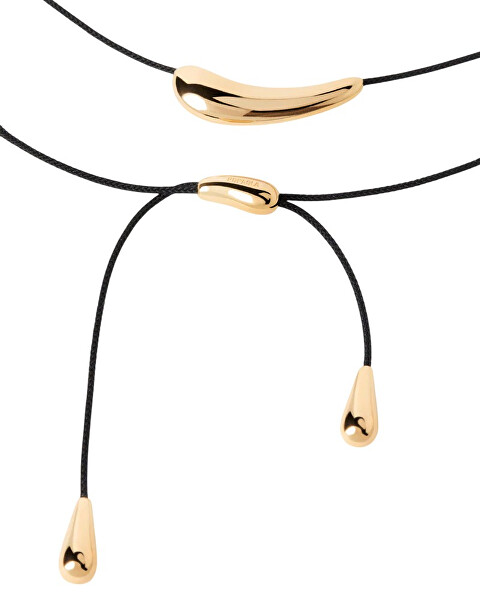 PDPAOLA Pôvabný šnúrkový náhrdelník Orbit Cord CO01-A18-U