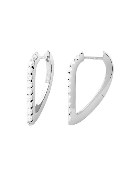 PDPAOLA Moderné náušnice Gloss Hoops ARB2-G27-U