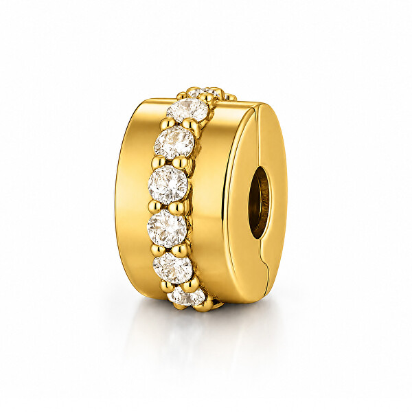 Pandora Mărgea placată cu aur cu zirconii Shine 761972C01