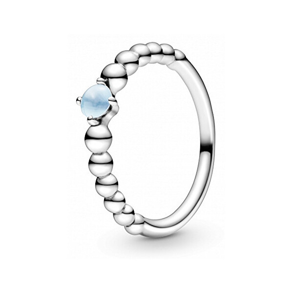 Pandora Stříbrný prsten pro ženy narozené v prosinci 198867C07 56 mm