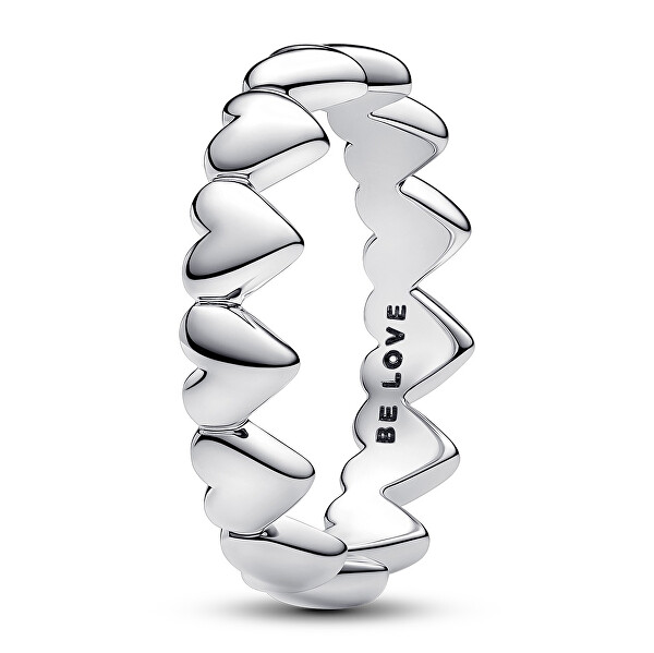 Pandora Inel din argint in formă de inimă 193427C00 60 mm
