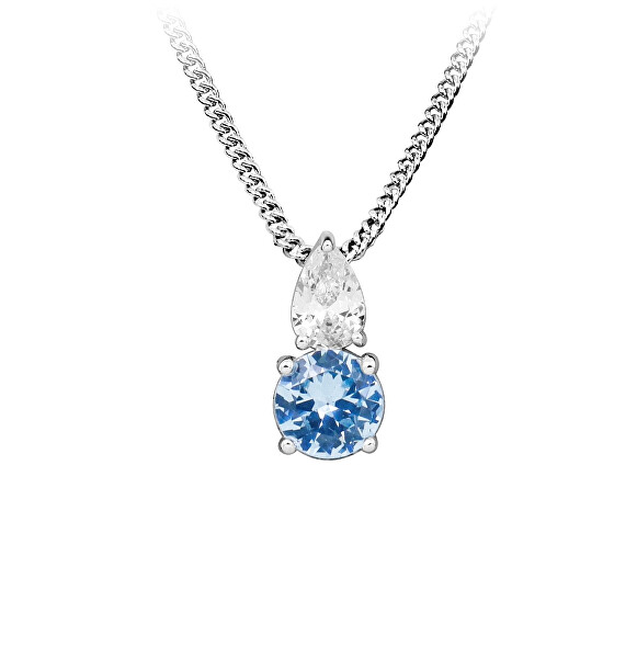 Silver Cat Colier din argint cu spinel sintetic SC659 (lanț, pandantiv)