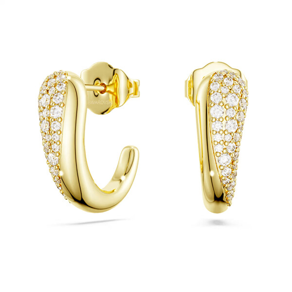 Swarovski Swarovski Pozlátené náušnice so Swarovski Zirconia Classica 5745020