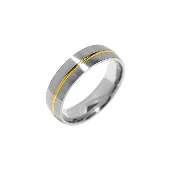Silvego Snubní ocelový prsten pro muže PARIS RRC2048-M 70 mm