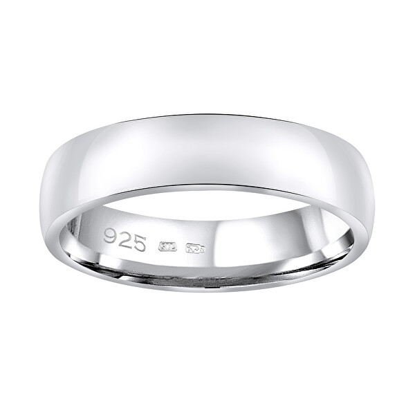 Silvego Snubní stříbrný prsten Poesia pro muže i ženy QRG4104M 59 mm