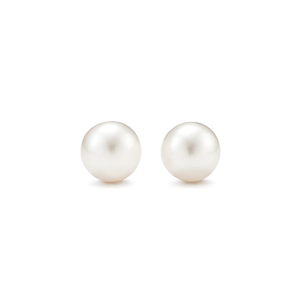 Tiffany & Co. Stříbrné náušnice pecky s pravými perlami 25085523 + originální balení