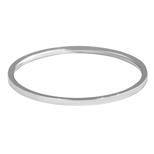 Troli Elegantní minimalistický prsten z oceli Silver 54 mm