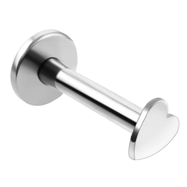 Troli Troli Bájos acél labret piercing Szív