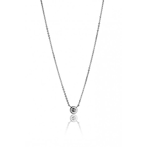 Victoria Walls Elegantní ocelový náhrdelník s krystalem VN1088S