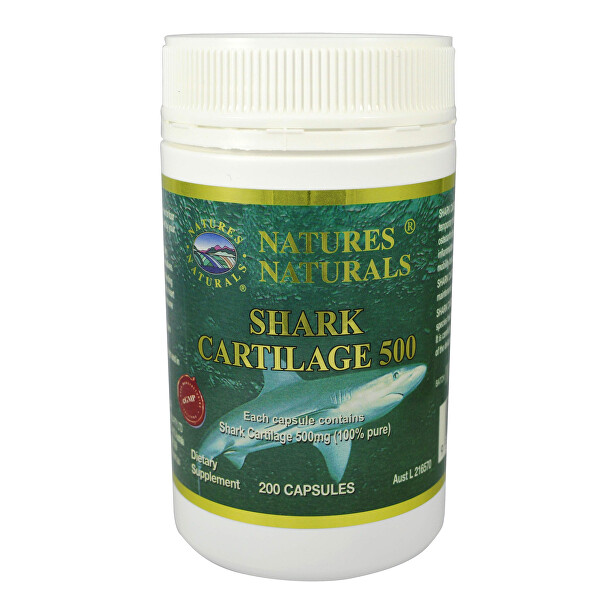 Australian Remedy Shark Cartilage 500 - žraločí chrupavka 200 kapslí