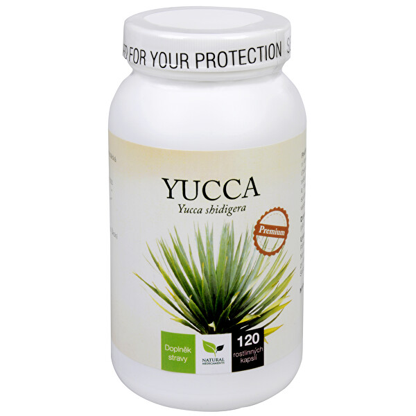 Levně Natural Medicaments Yucca Premium 120 kapslí