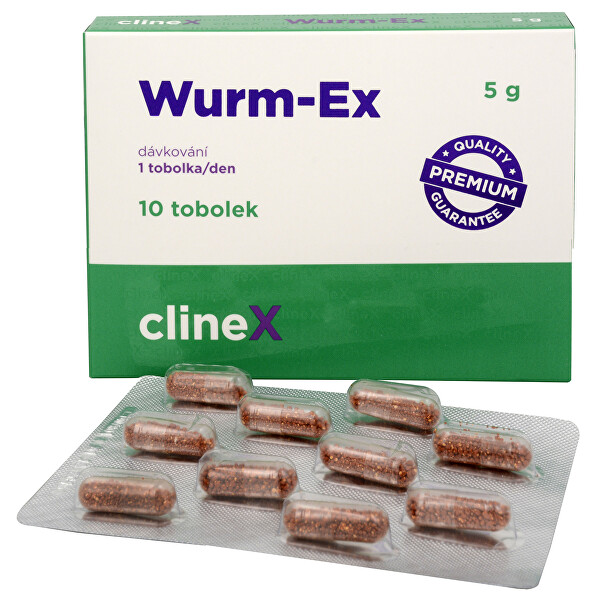 Clinex Wurm-Ex - SLEVA - poškozená krabička