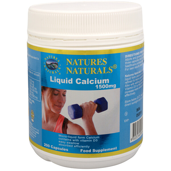 Australian Remedy Liquid Calcium 1500 mg 200 kapslí