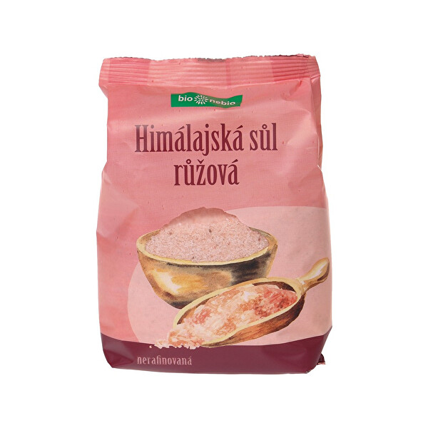 Bio nebio Himalajská sůl růžová 500g