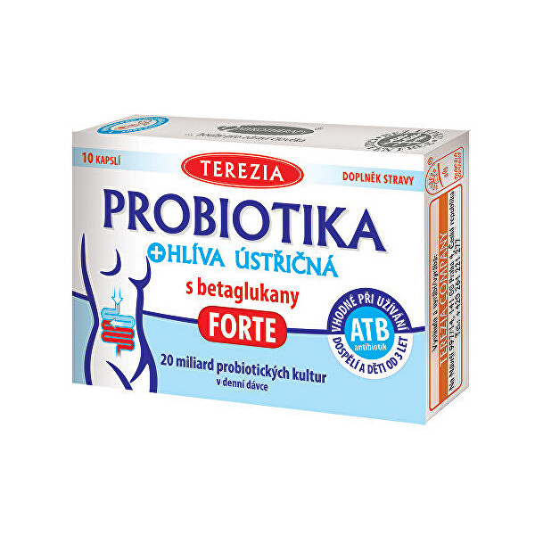 Terezia Company Probiotika + hlíva ústřičná s betaglukany forte 10 kapslí