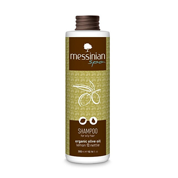 Messinian Spa Šampón na mastné vlasy citrón & kopřiva 300 ml