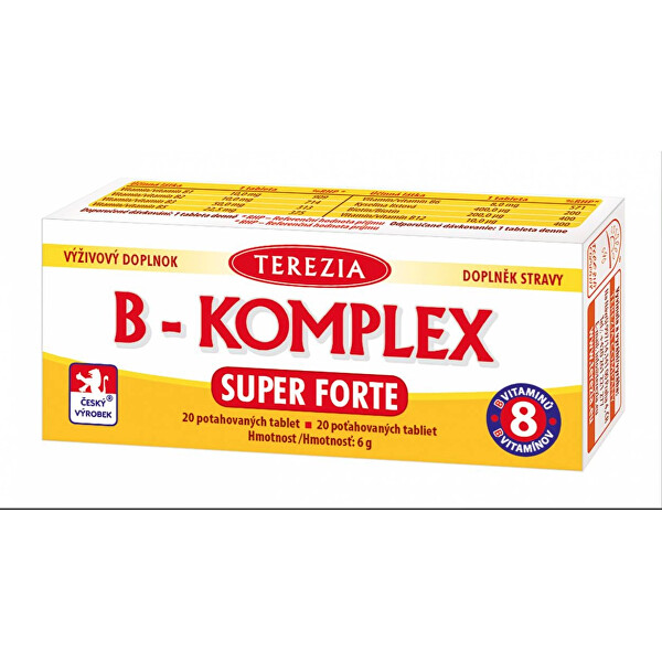 Terezia Company B-komplex Super Forte + 20 tablet