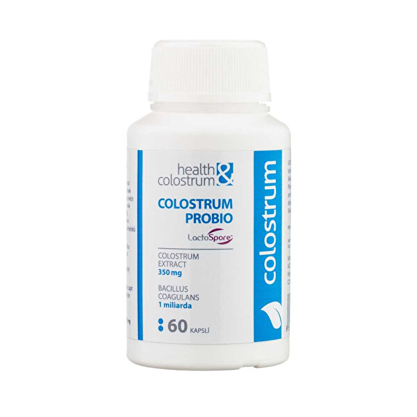 Health&colostrum Colostrum IgG 40 (350 mg) + probiotika 60 kapslí