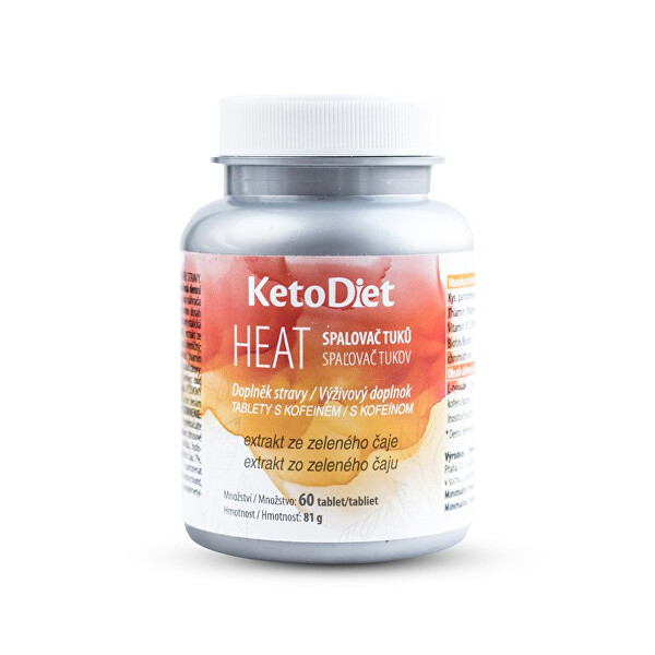 KetoDiet KetoDiet HEAT- spalovač tuků (60 tablet)