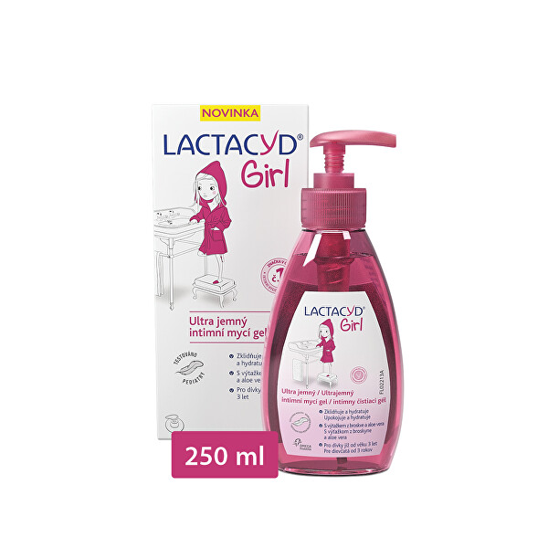 Omega Pharma Lactacyd Girl ultra jemný mycí gel 200 ml
