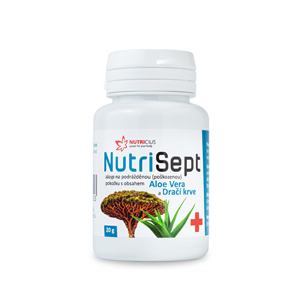Nutricius NutriSept - zásyp na poškozenou pokožku 20 g