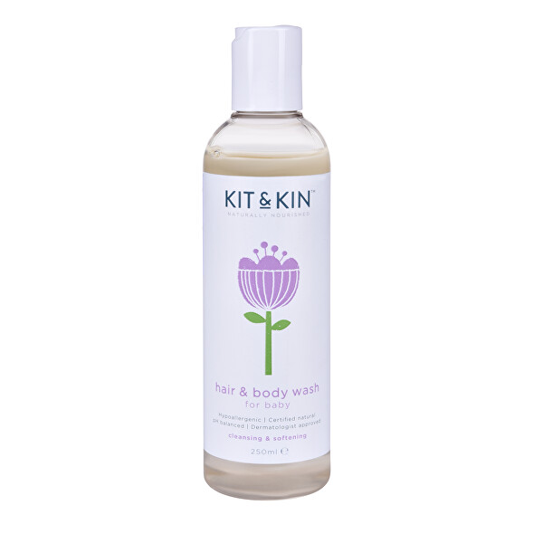 Kit & Kin Vlasový a tělový šampón 250 ml