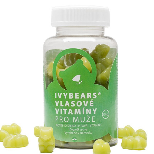IVY Bears IVY Bears vlasové vitamíny pro muže 60 kusů