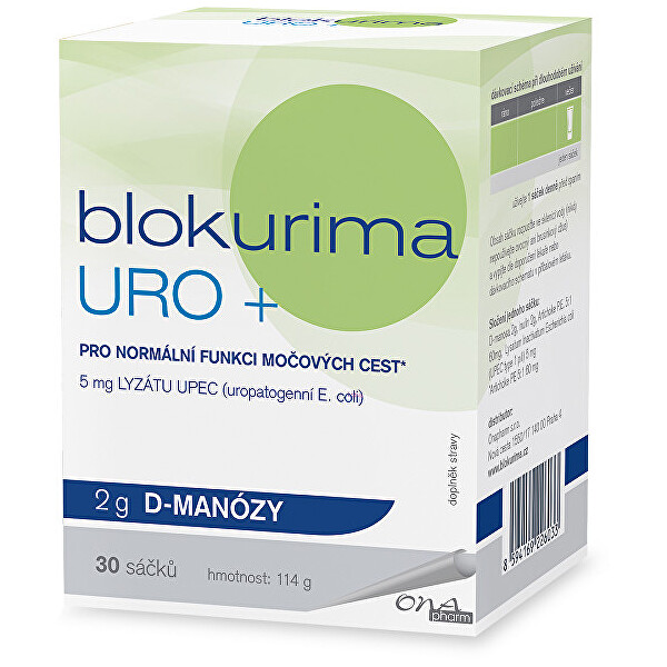 OnaPharm Blokurima URO+ 2g D-manózy 30 sáčků
