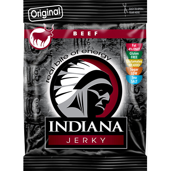 Indiana Indiana Jerky beef (hovězí) Original 25 g