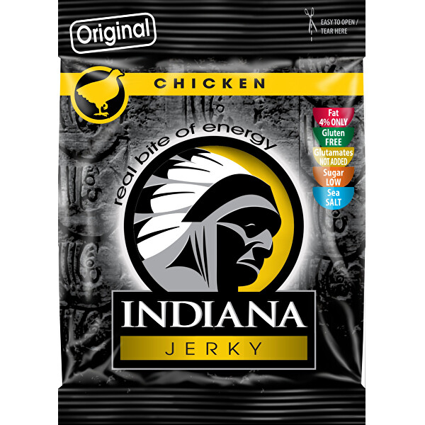 Indiana Indiana Jerky chicken (kuřecí) Original 25 g