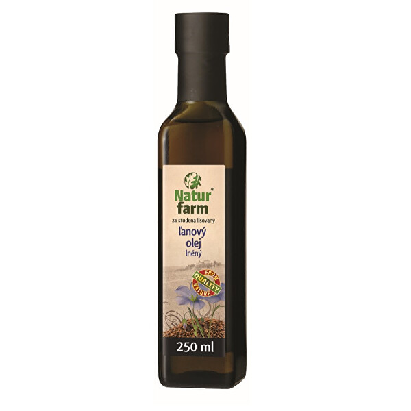 Natur farm Lněný olej 0,25 l