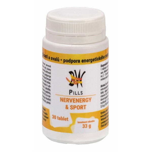 Body Wraps Pills BW Pills NervEnergy&Sport 30 tablet