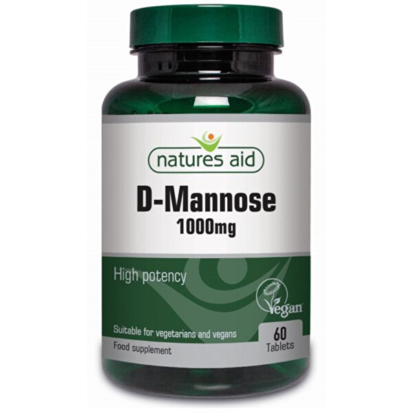 Natures Aid D-manóza 1000 mg 60 tablet