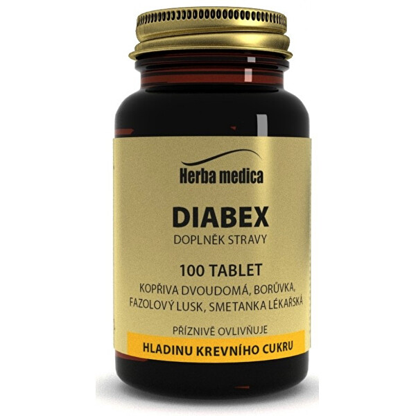 HerbaMedica Diabex 50g -  hladina krevniho cukru 100 tablet