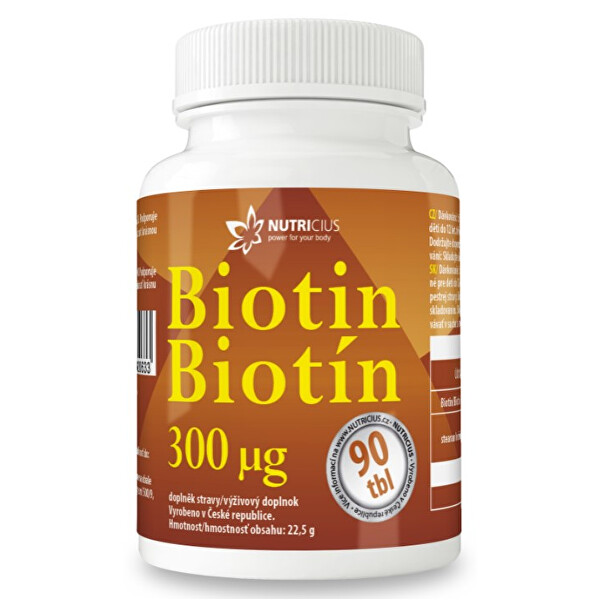 Nutricius Biotin 300 mcg 90 tablet