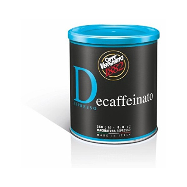 CASA DEL CAFE VERGNANO Káva mletá Vergnano Dec bezkofeinová 250 g