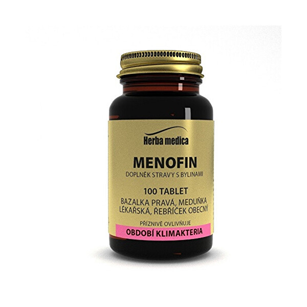 HerbaMedica Menofin - hormonální rovnováha , 100 tbl.